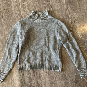 Cropped wool sweater